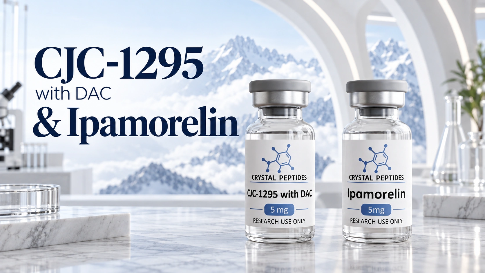 CJC-1295 e ipamorelina: separar moléculas, variantes e combinações