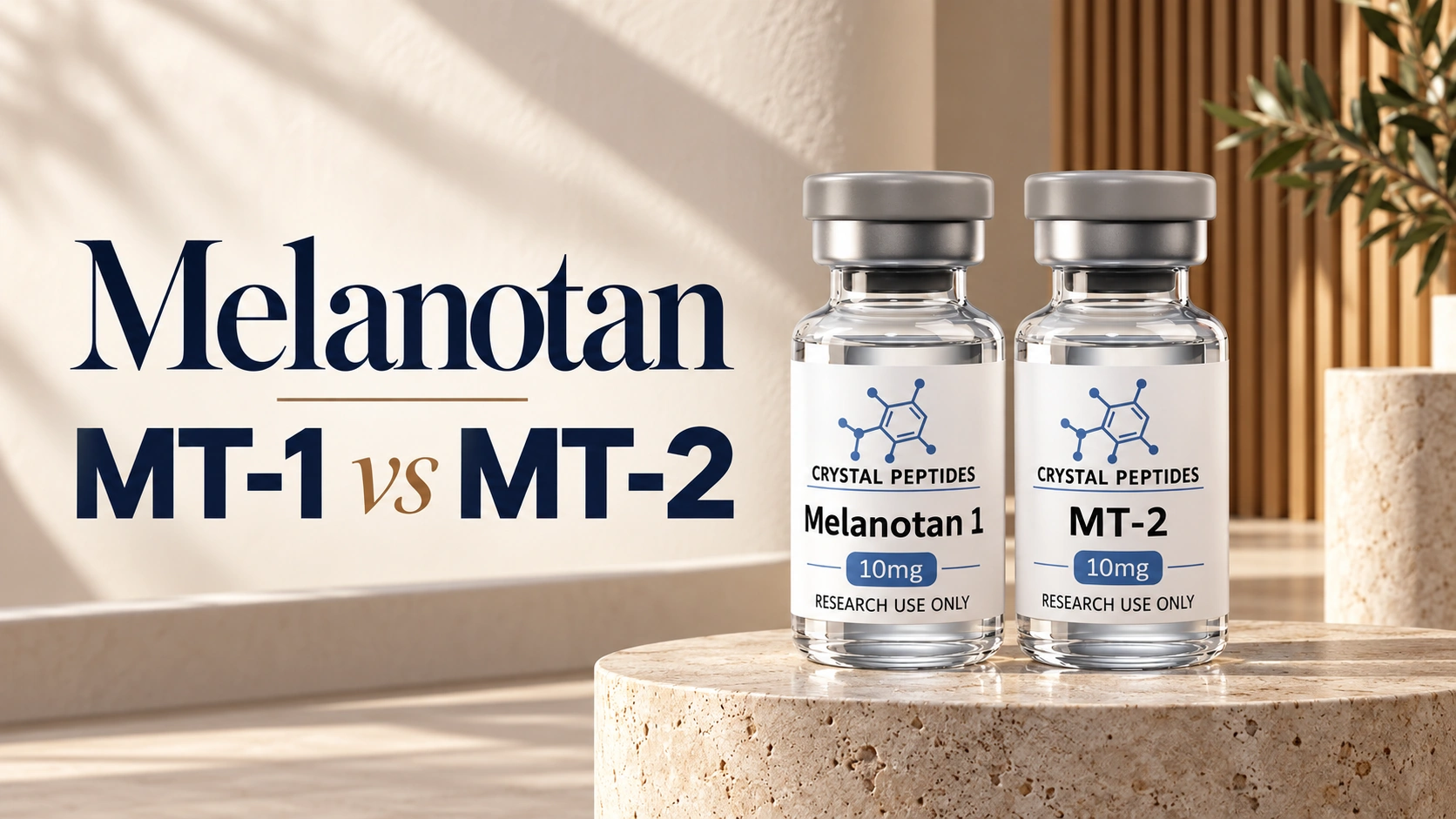 Melanotan MT-1 vs. MT-2: estrutura, evidência e estatuto regulamentar