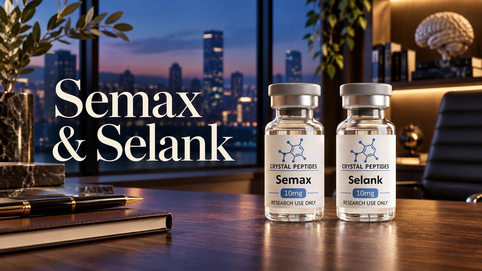 Semax e Selank: o que medem os estudos de conectividade