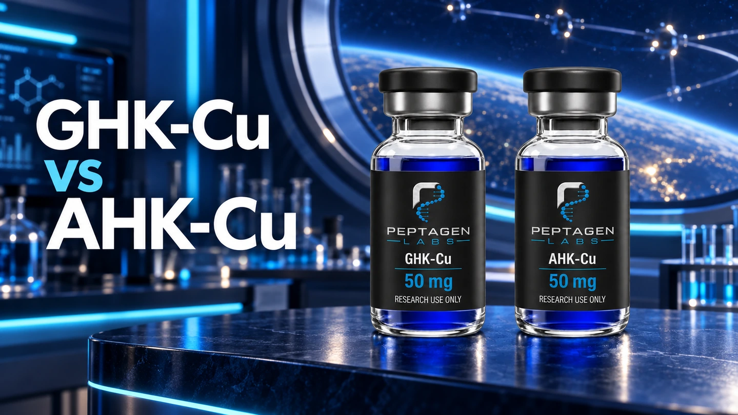 GHK-Cu e AHK-Cu: o que muda quando se altera um aminoácido?